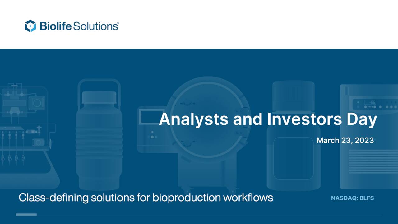 Biolife solutions exec sells over 0k in stock, buys shares at .06