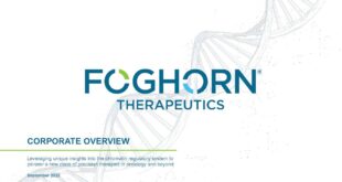 Foghorn Therapeutics exec sells over 6k in company stock