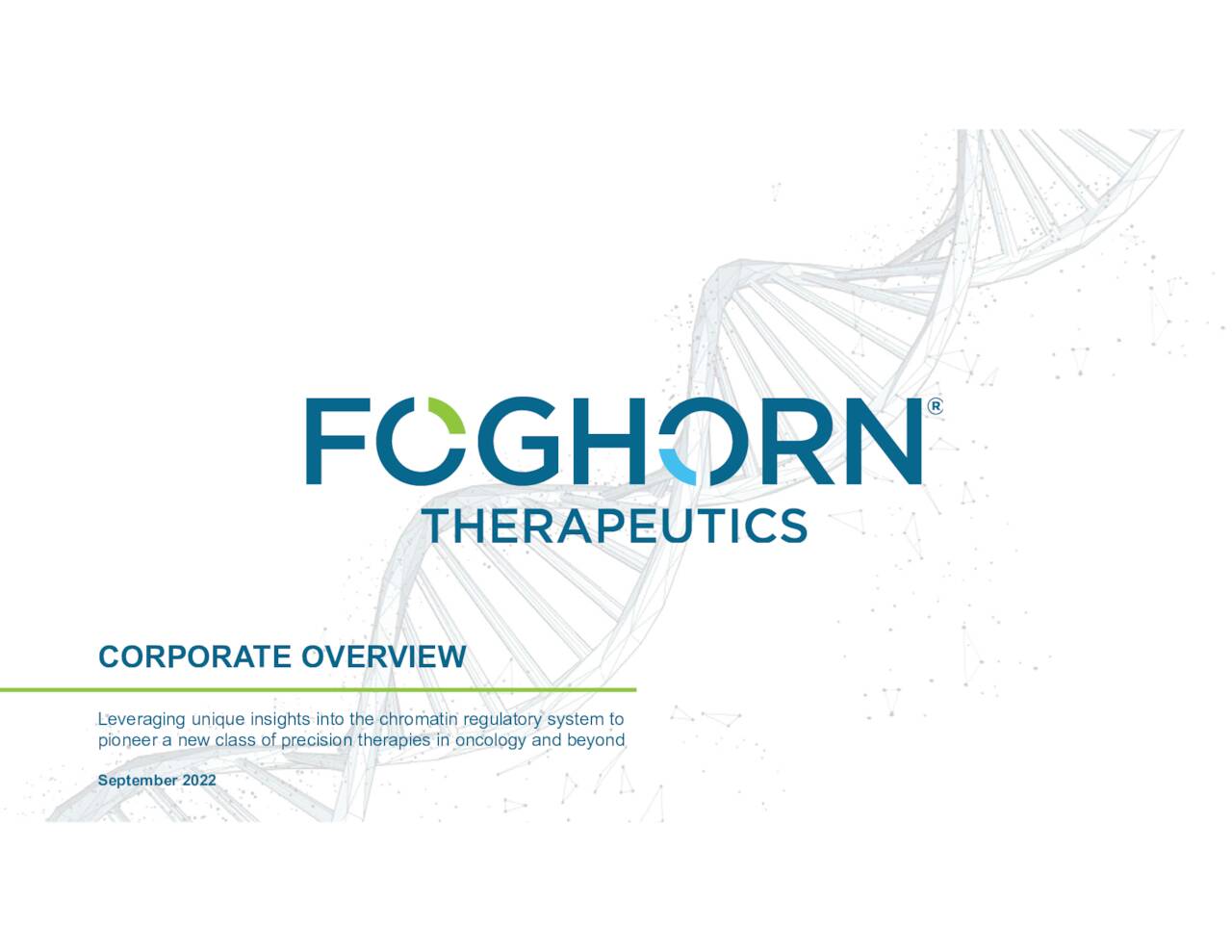 Foghorn Therapeutics exec sells over 6k in company stock