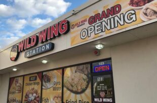 Local chicken wing chain ups menu offerings plus a limited time only hot and blue item