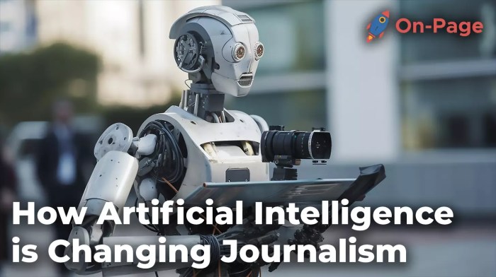 How will artificial intelligence impact the news industry