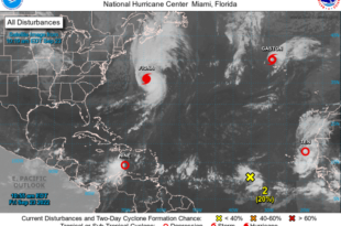 A tropical depression might form in the Caribbean next week, hurricane center says