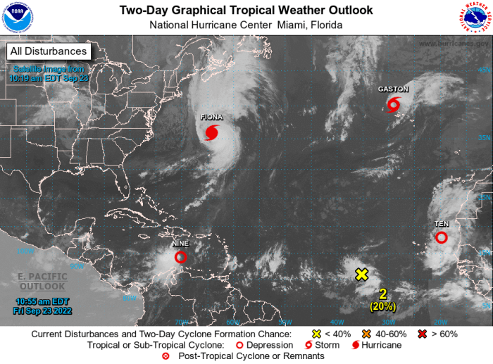 A tropical depression might form in the Caribbean next week, hurricane center says
