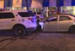 Denver police officer involved in 2 car crash