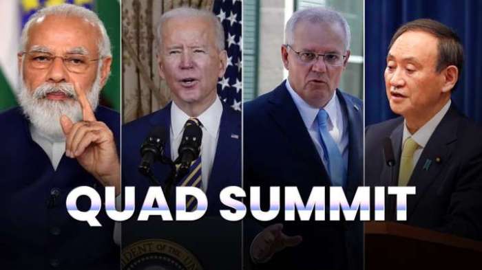 Biden opens home to 'Quad' leaders for farewell summit