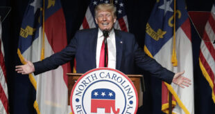 Donald Trump returns to North Carolina without Mark Robinson, one of his top in-state supporters