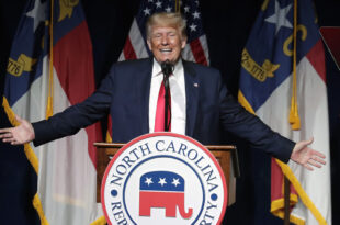 Donald Trump returns to North Carolina without Mark Robinson, one of his top in-state supporters