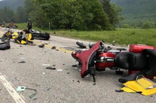 Motorcyclist dies in crash with U-turning SUV, police