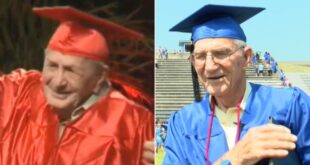 Oldest Maize High grad returns to flip coin