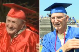 Oldest Maize High grad returns to flip coin