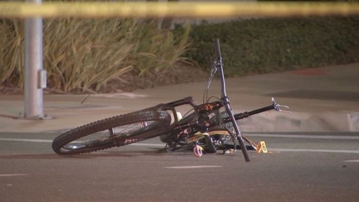 Cyclist dies after being hit by two vehicles in L.A. Police search for drivers who fled the scene