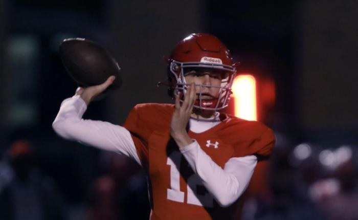 BA QB, Tennessee recruit George MacIntyre connects with Kesean Bowman for a 21-yard TD