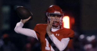 BA QB, Tennessee recruit George MacIntyre connects with Kesean Bowman for a 21-yard TD