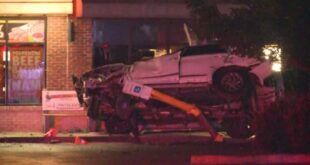 1 killed, 2 critically injured after car crashes into building, Gastonia police say