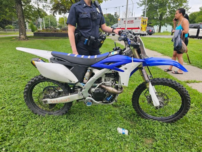 Syracuse police patrols against illegal motorbikes