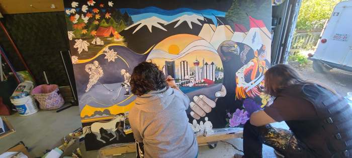 EDITORIAL: Mural wishes greetings to those coming home