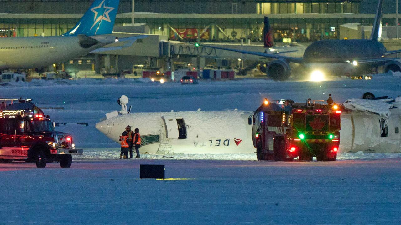 Toronto Delta plane crash investigation cause probe