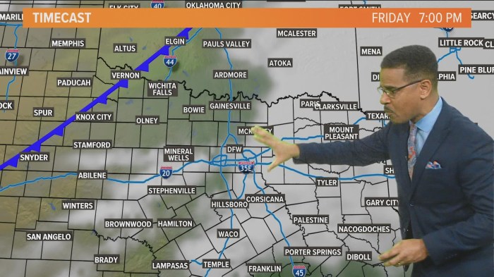 Could our rainless streak end this weekend?