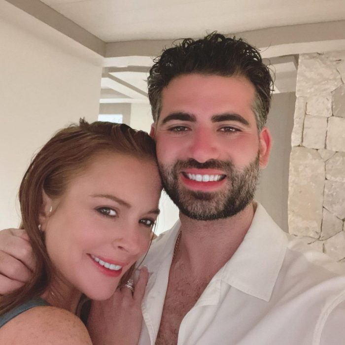 Lindsay Lohan's Rare Photo With Husband Bader Shammas Is Delectable
