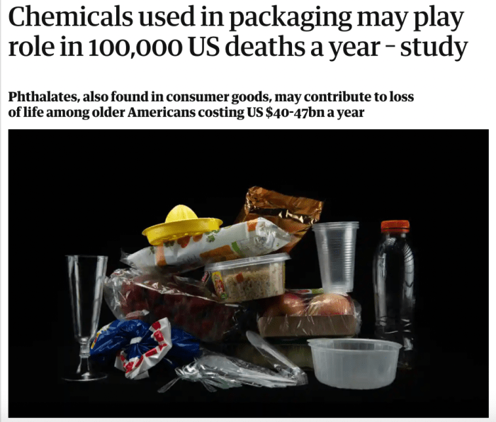 More than 3,000 chemicals enter the body through food packaging, study finds