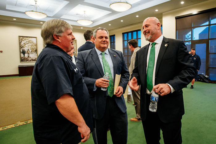 UAB football coach Trent Dilfer attends Lipscomb Academy's game against Ensworth