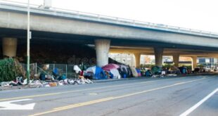 Oakland clears underpass encampment on MLK Jr. Way, 80K pounds of trash removed