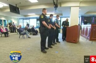 Corcoran officer honored for saving man from burning vehicle