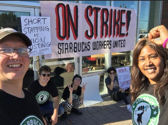 Bucks County union employees walk off job in 1-day noisy strike