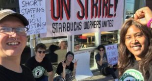 Bucks County union employees walk off job in 1-day noisy strike