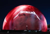 Sphere Lights Up Las Vegas Skyline