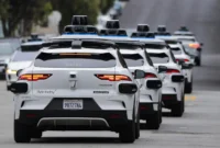 Autonomous Waymo Vehicles Navigate San Francisco